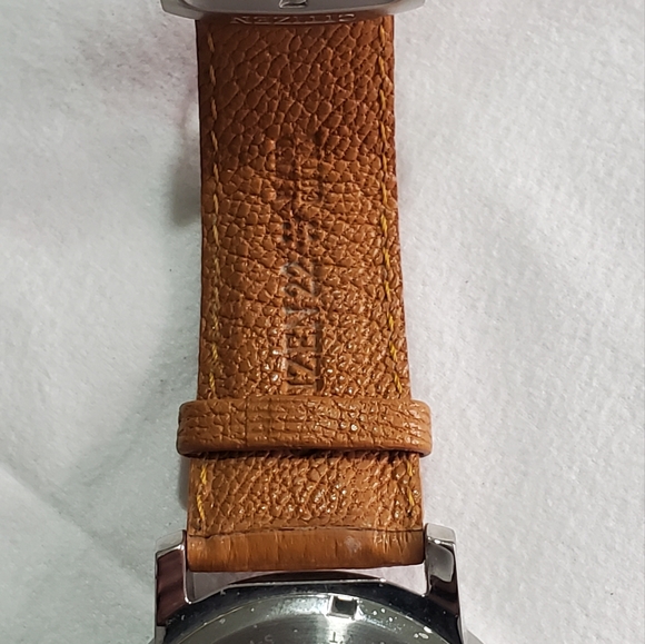 Citizen CA0641-32X Men's 44mm Ivory Dial Tan Leather Strap Chrono Leather Band - Picture 9 of 10